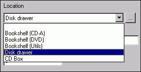 Example of locations list