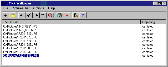 1 Click Wallpaper screenshot